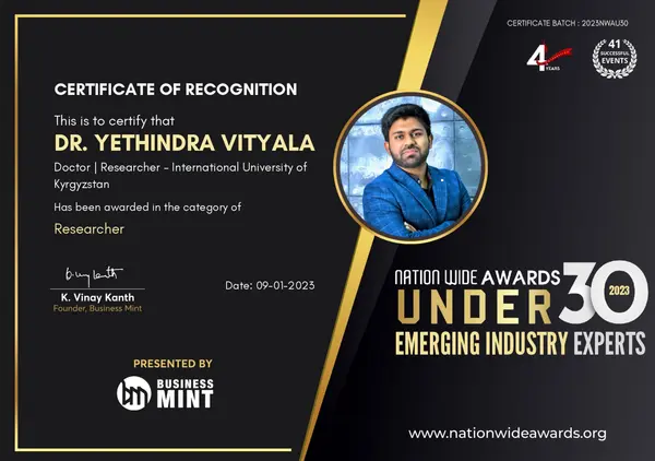 Global Under 30 Leadership Summit (Winner) 1